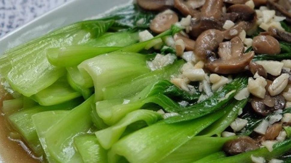 Resep Masakan Pokcoy Tumis Jamur