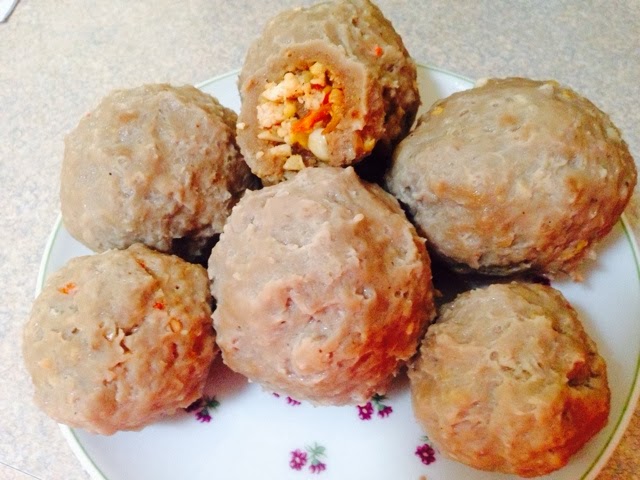 Bakso tempe isi gaje sapi