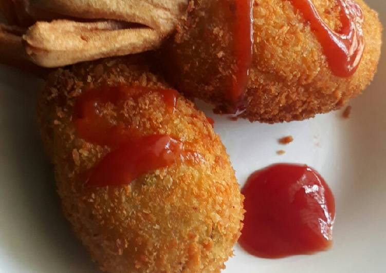 Sosis gurita balut ayam